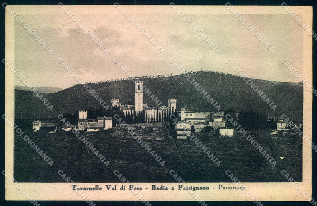 Firenze Tavarnelle Val di Pesa cartolina JK0571 – fronte