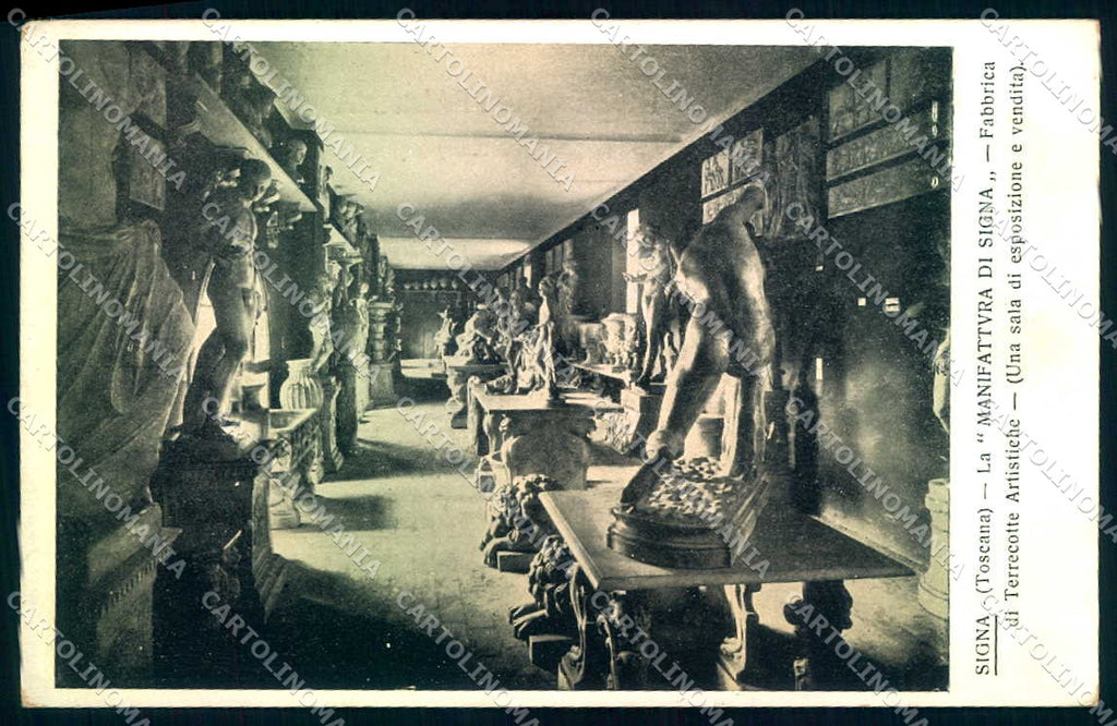 Firenze Signa Marmi Fabbrica Terracotte Artistiche cartolina JK0577 – fronte