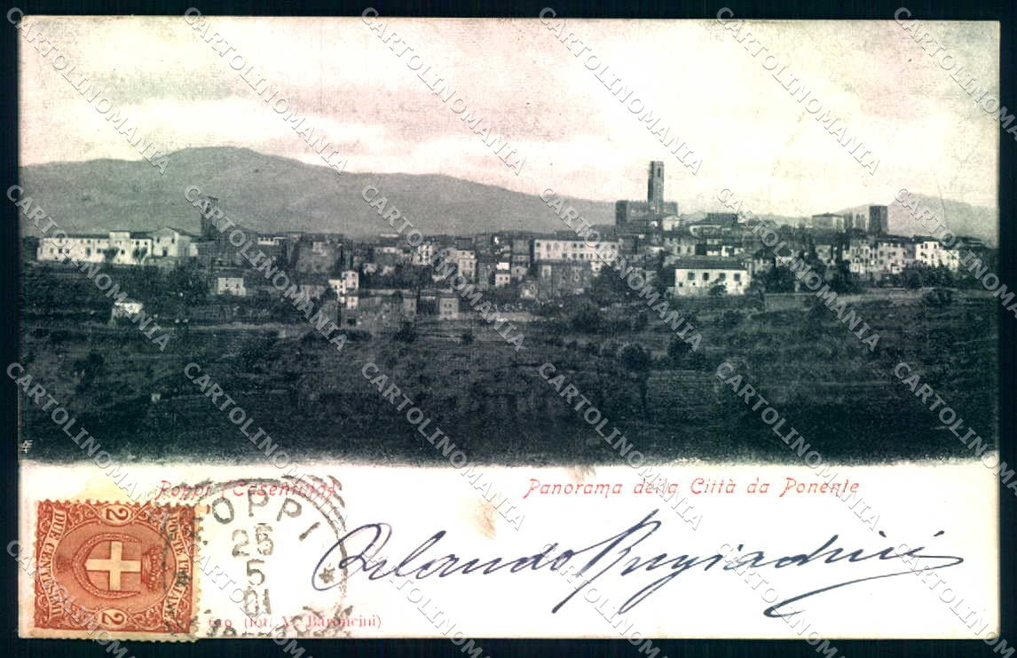Arezzo Poppi Casentino cartolina JK0584 – fronte