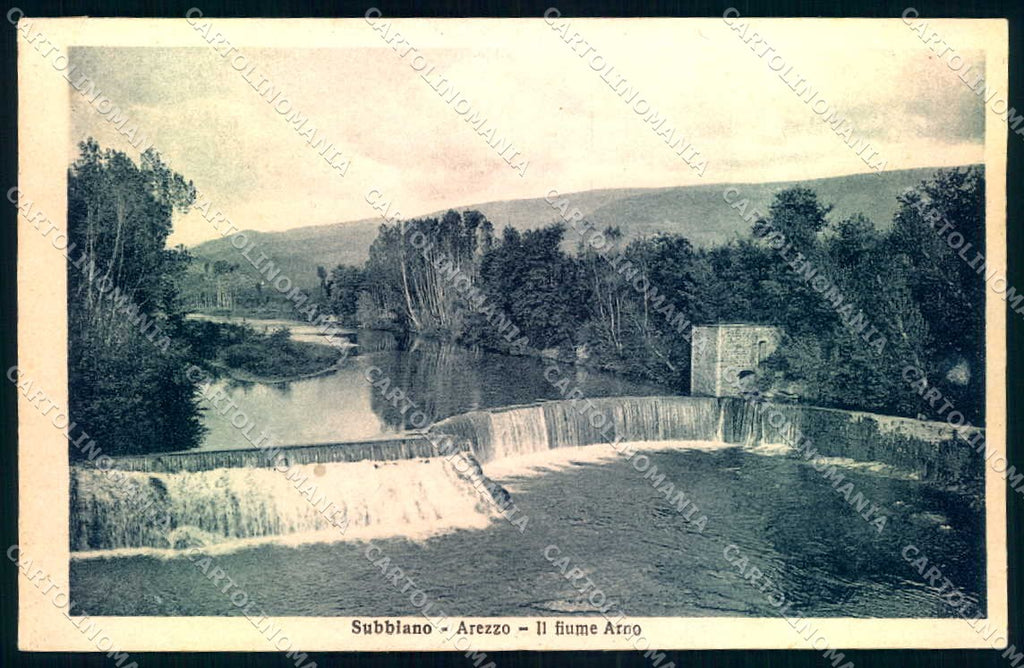 Arezzo Subbiano Fiume Arno Alterocca 122217 cartolina JK0585 – fronte