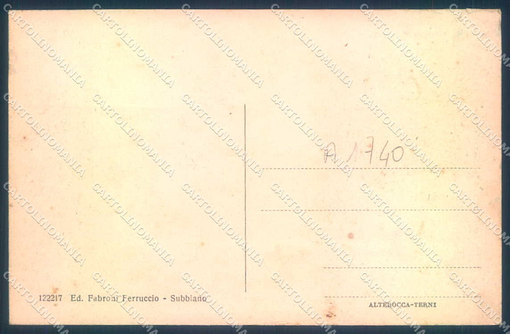 Arezzo Subbiano Fiume Arno Alterocca 122217 cartolina JK0585 – retro