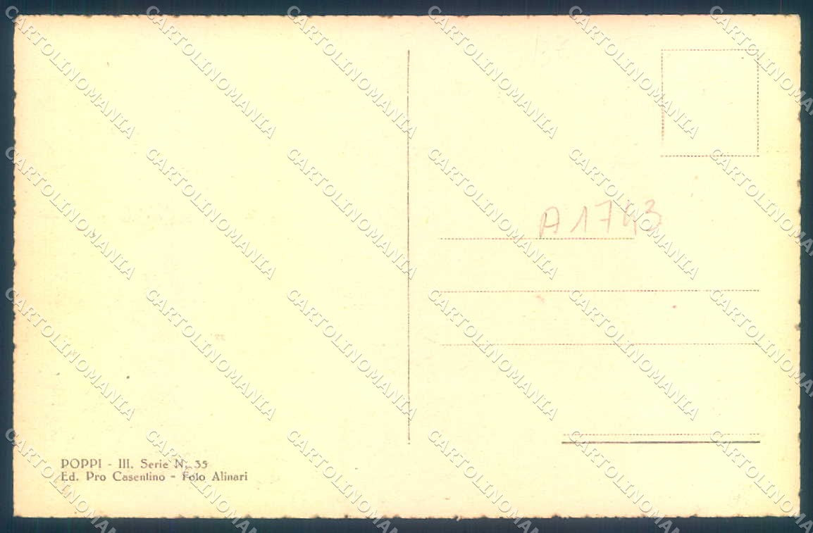 Arezzo Poppi Ponte Fiume Arno cartolina JK0588 – retro