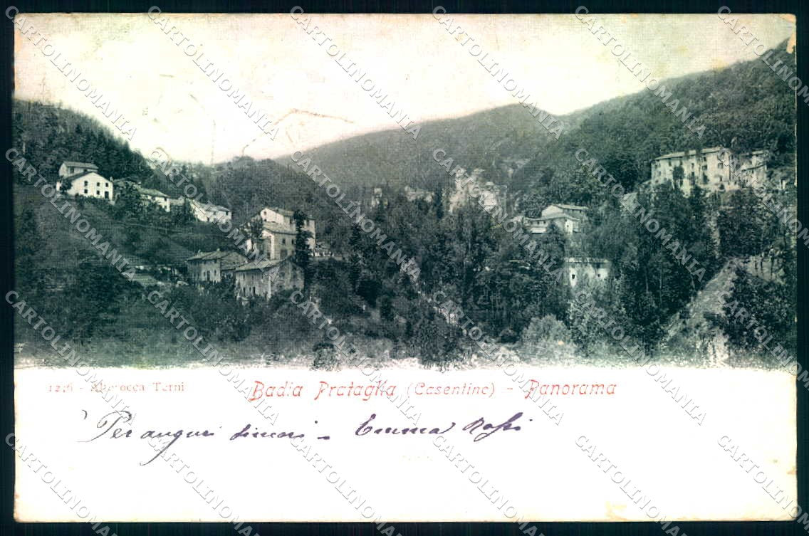 Arezzo Badia Prataglia Alterocca 1246 ABRASA cartolina JK0592 – fronte