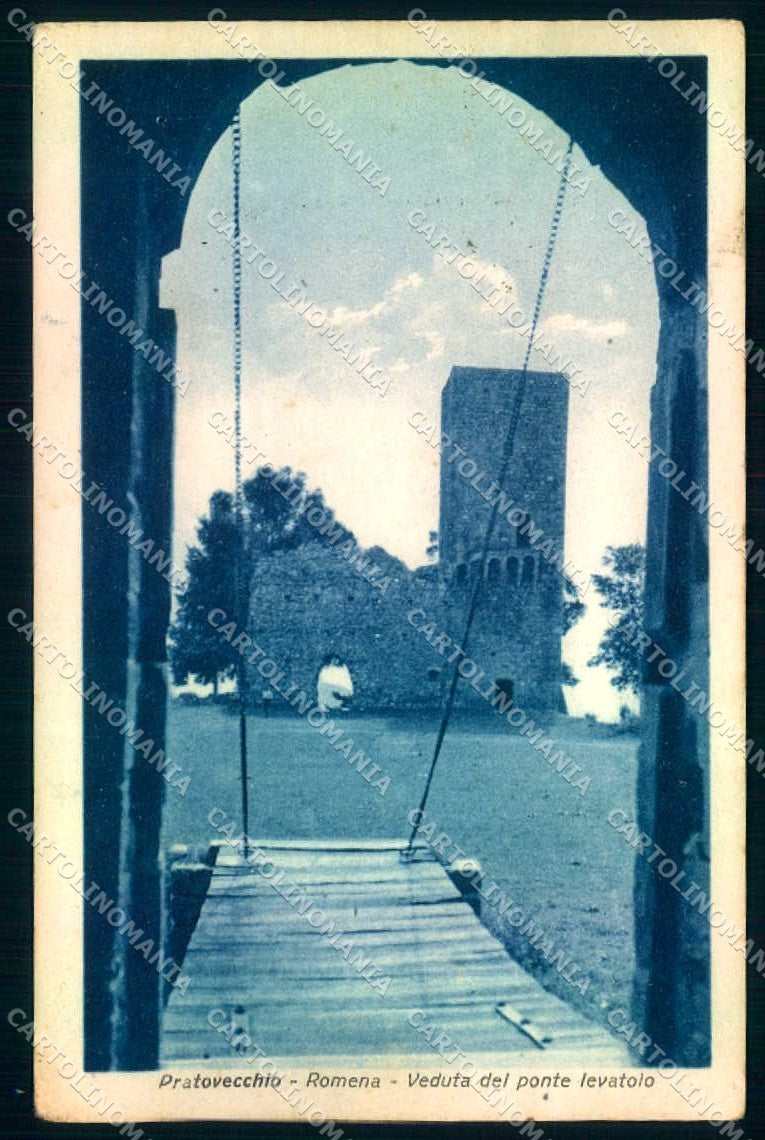 Arezzo Pratovecchio Ponte Levatoio cartolina JK0595 – fronte