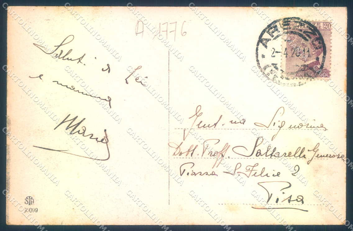 Arezzo Città Anfiteatro Romano Alterocca 95099 cartolina JK0602 – retro