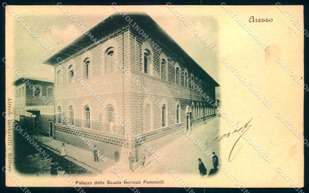 Arezzo Città Scuole Normali Femminili cartolina JK0610 – fronte