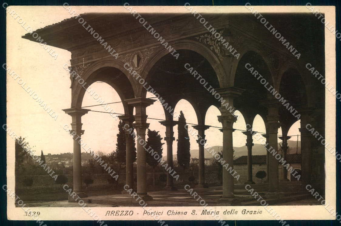Arezzo Città Chiesa Santa Maria delle Grazie Portici Foto cartolina JK0611 – fronte