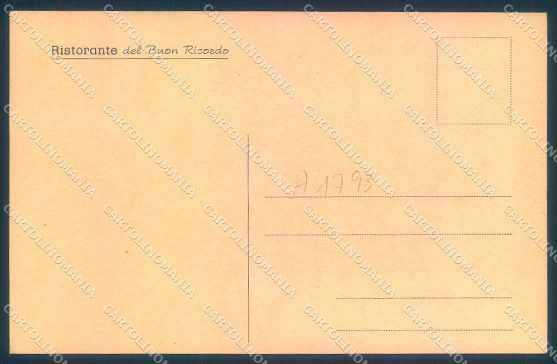 Arezzo Città Ristorante Buca di San Francesco cartolina JK0612 – retro