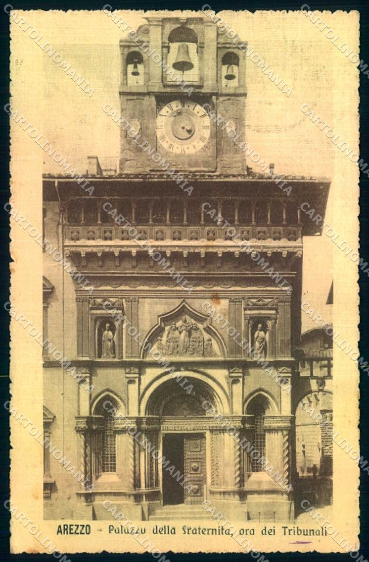 Arezzo Città Palazzo della Fraternita cartolina JK0613 – fronte
