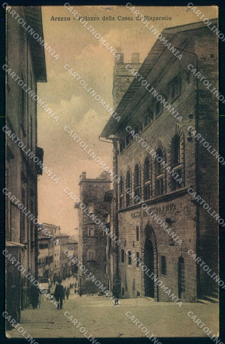 Arezzo Città Banca Cassa di Risparmio Alterocca 73957 cartolina JK0615 – fronte