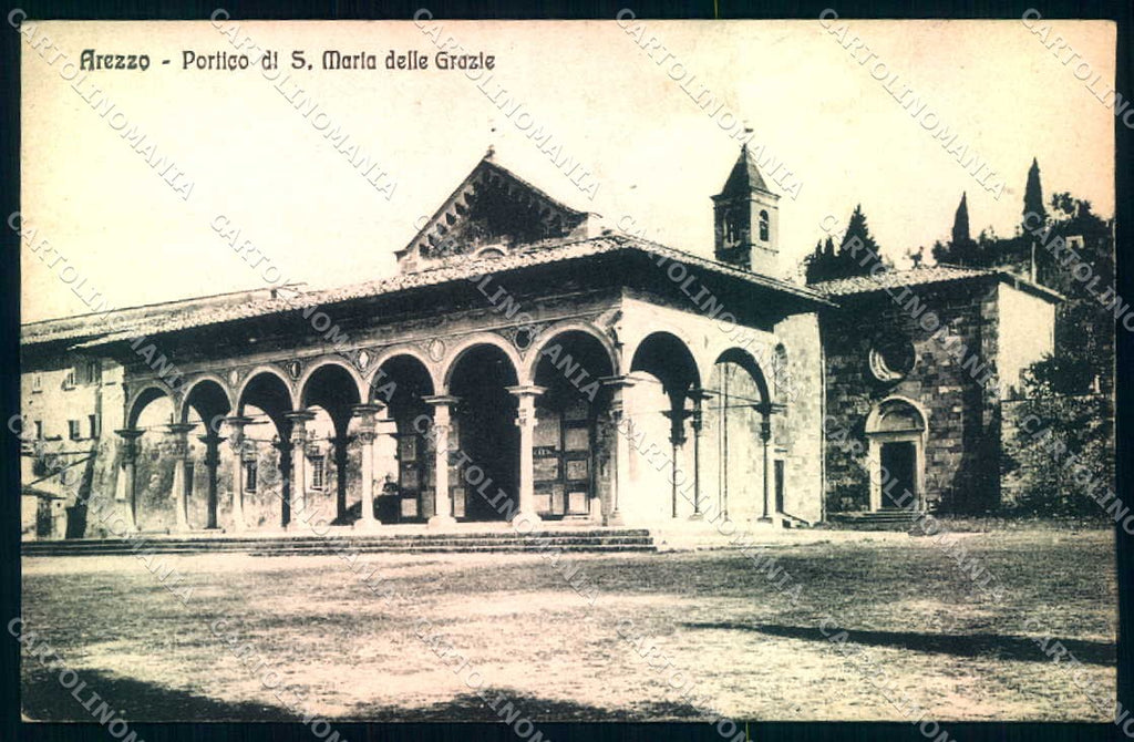 Arezzo Città Santa Maria delle Grazie Portico cartolina JK0616 – fronte