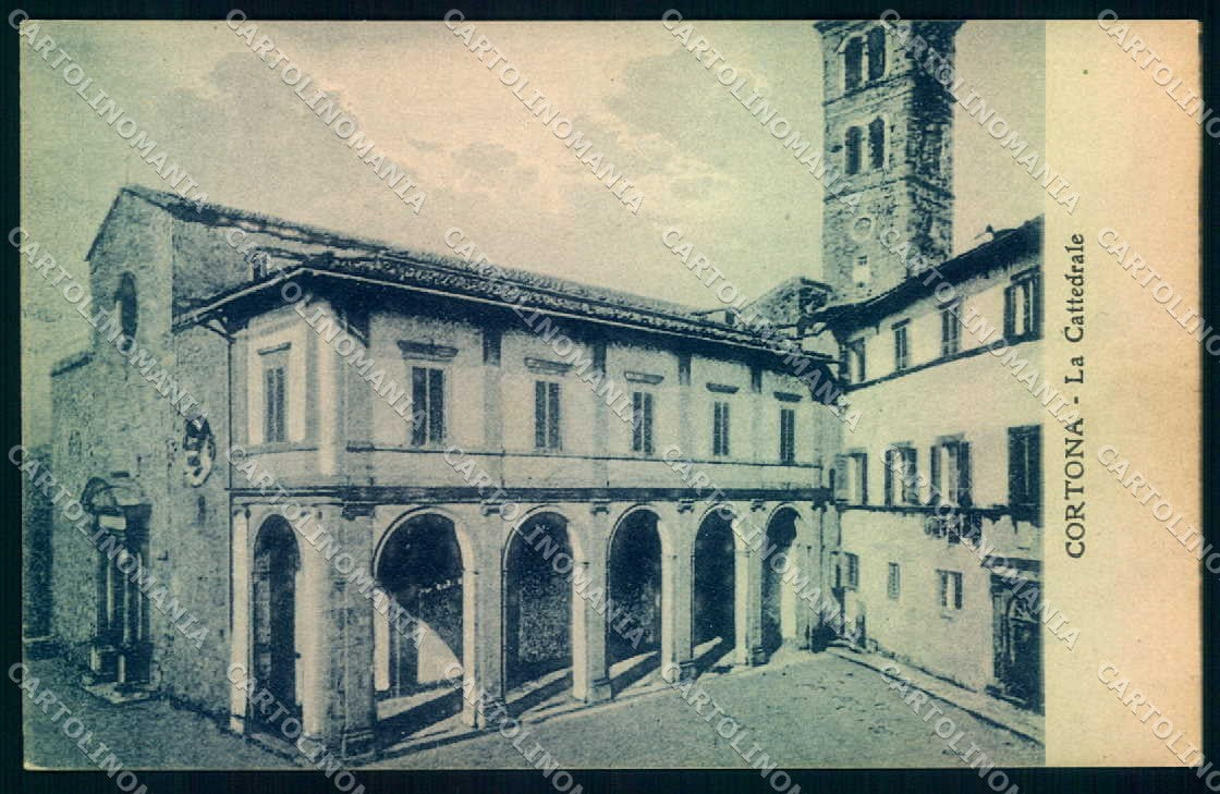 Arezzo Cortona Cattedrale cartolina JK0625 – fronte