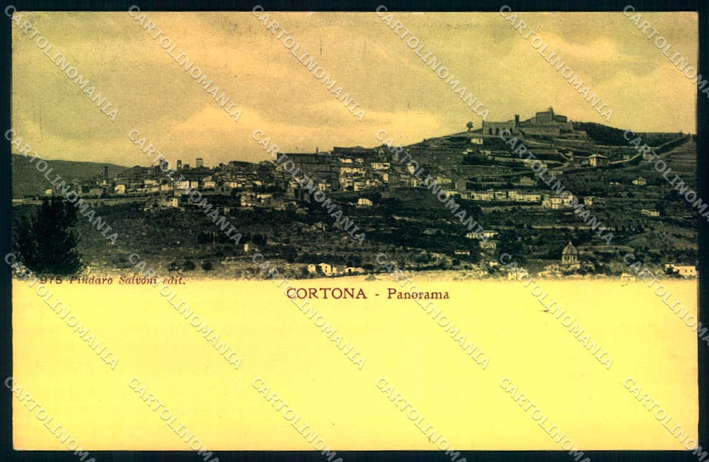 Arezzo Cortona cartolina JK0626 – fronte