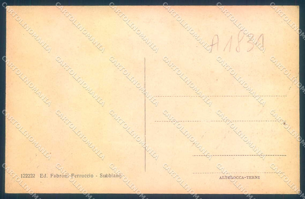 Arezzo Capolona Chiesa Ricordo ai Caduti Alterocca 122222 cartolina JK0629 – retro