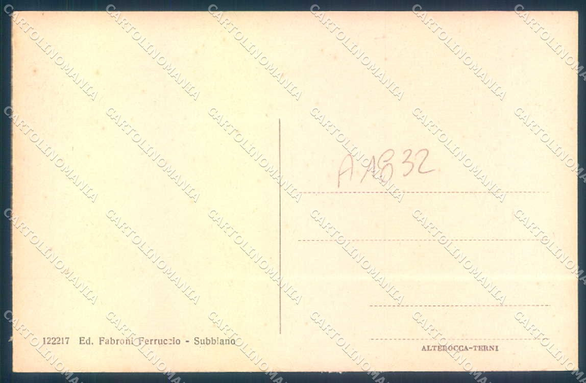 Arezzo Subbiano Fiume Arno Alterocca 122217 cartolina JK0630 – retro