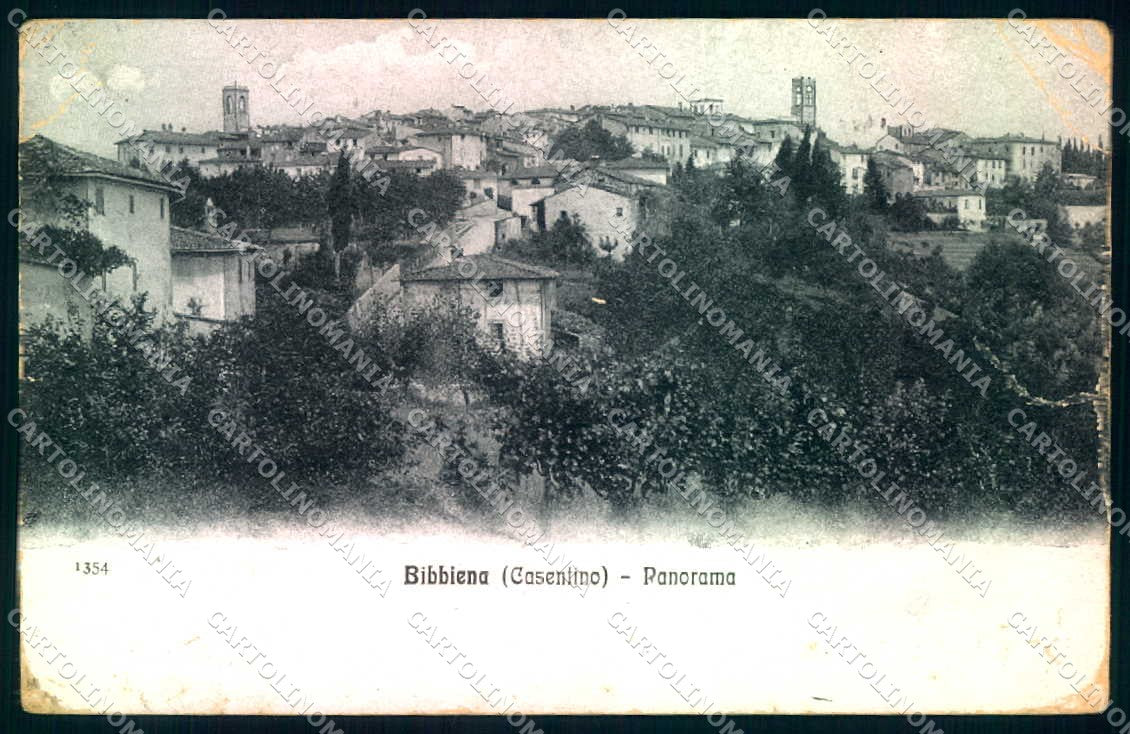 Arezzo Bibbiena Casentino ABRASA cartolina JK0634 – fronte