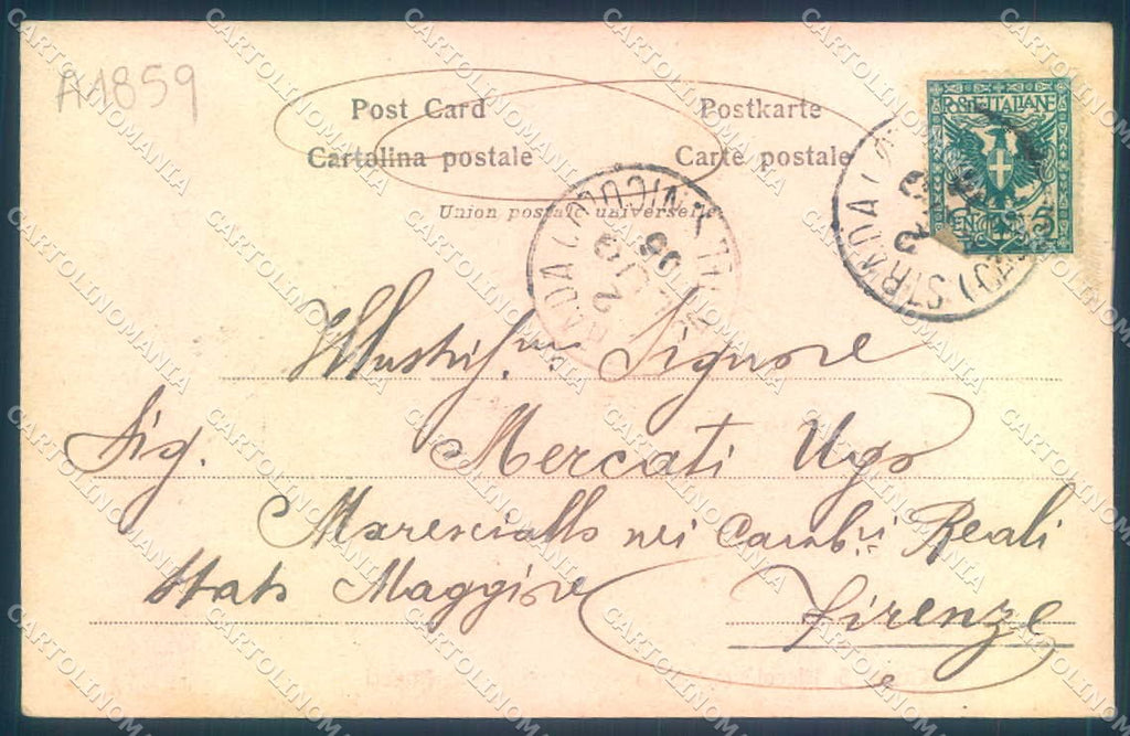 Arezzo Castel S. Niccolò Ruderi Alterocca 3100 cartolina JK0639 – retro