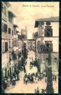 Arezzo Monte San Savino Corso Sangallo cartolina JK0649 – fronte