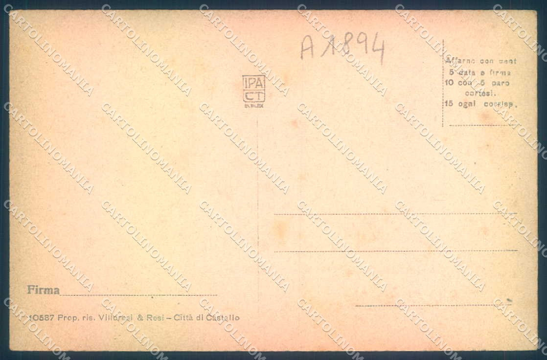 Arezzo Pieve Santo Stefano Savignone JK0650 – retro