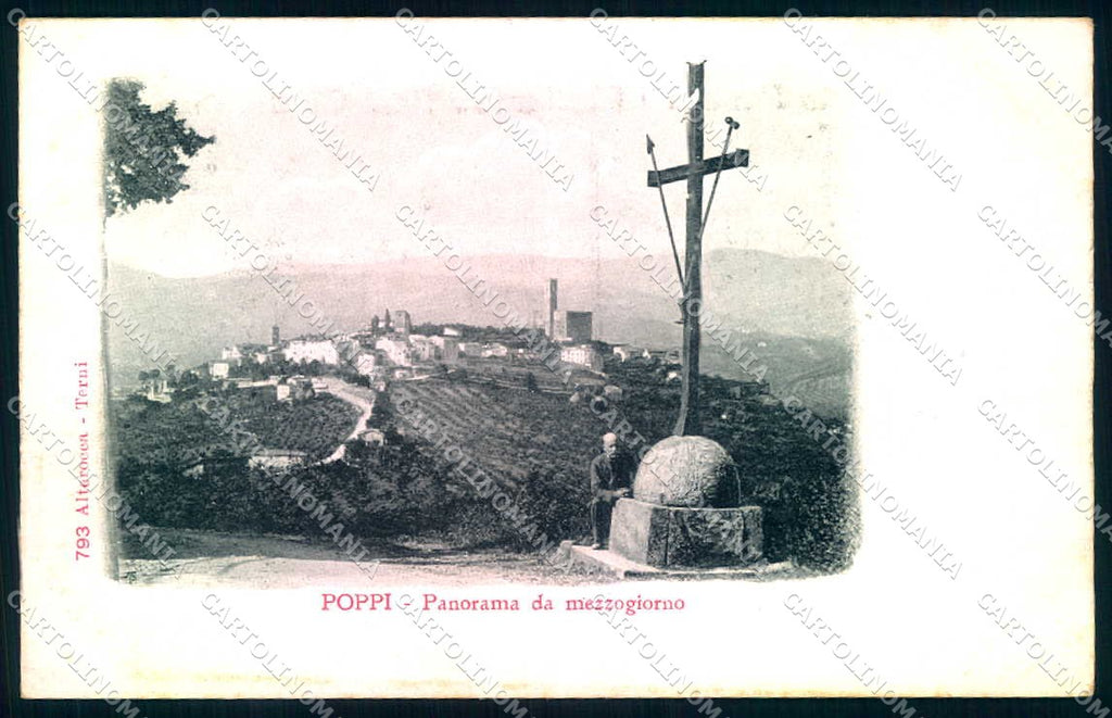 Arezzo Poppi Alterocca 793 cartolina JK0652 – fronte