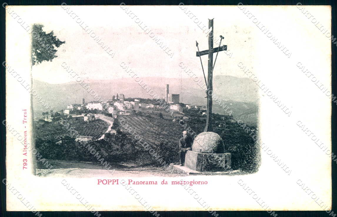 Arezzo Poppi Alterocca 793 cartolina JK0652 – fronte