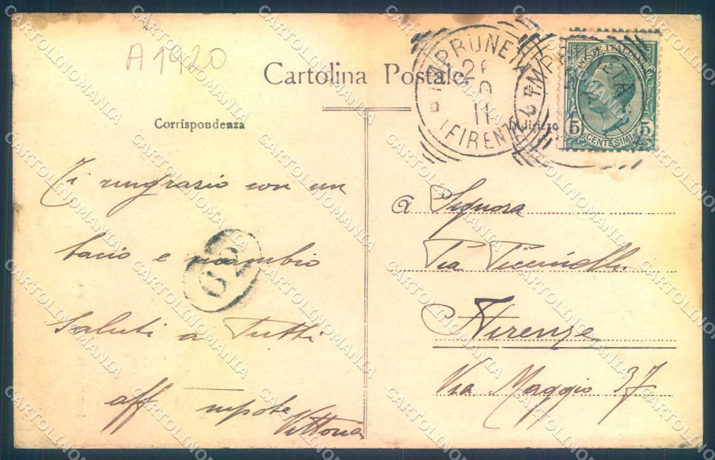 Firenze Impruneta Chiesa cartolina JK0661 – retro