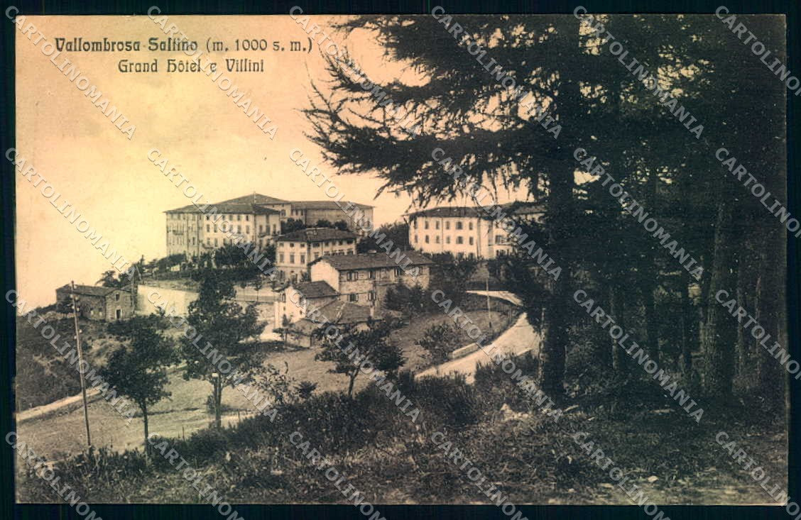 Firenze Vallombrosa Saltino Grand Hotel Villini cartolina JK0664 – fronte