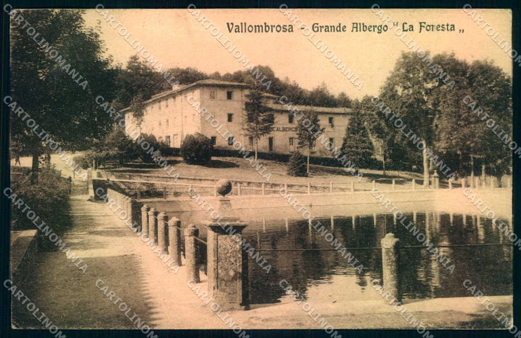 Firenze Vallombrosa Grande Albergo La Foresta Modiano 89256 cartolina JK0665 – fronte