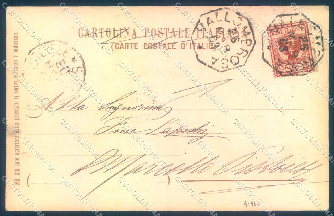 Firenze Vallombrosa Torre del Secolo XVI cartolina JK0674 – retro