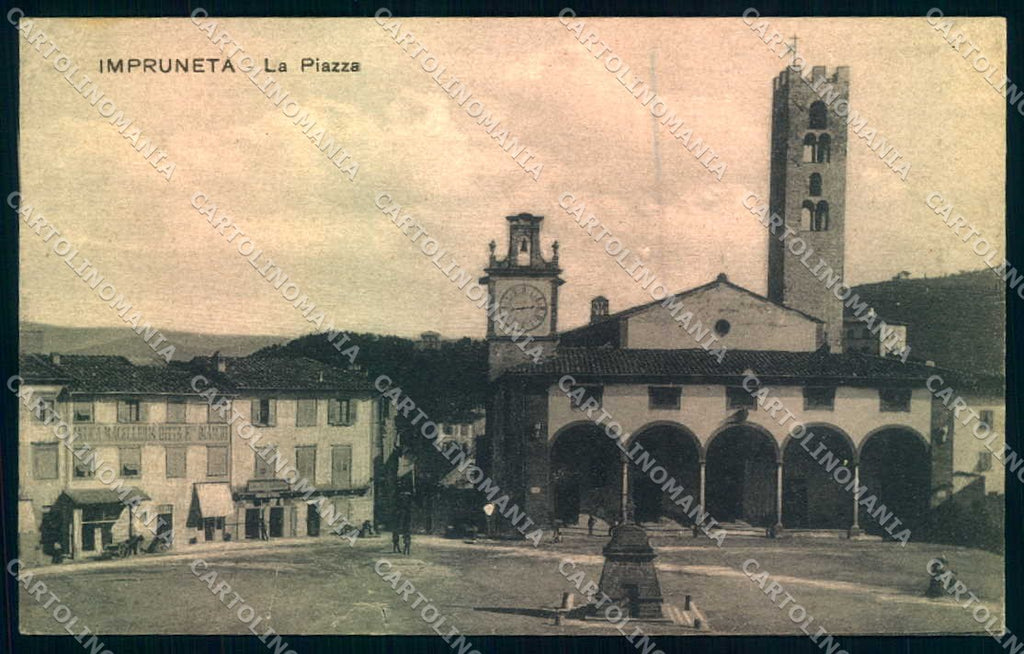 Firenze Impruneta Chiesa Piazza cartolina JK0691 – fronte