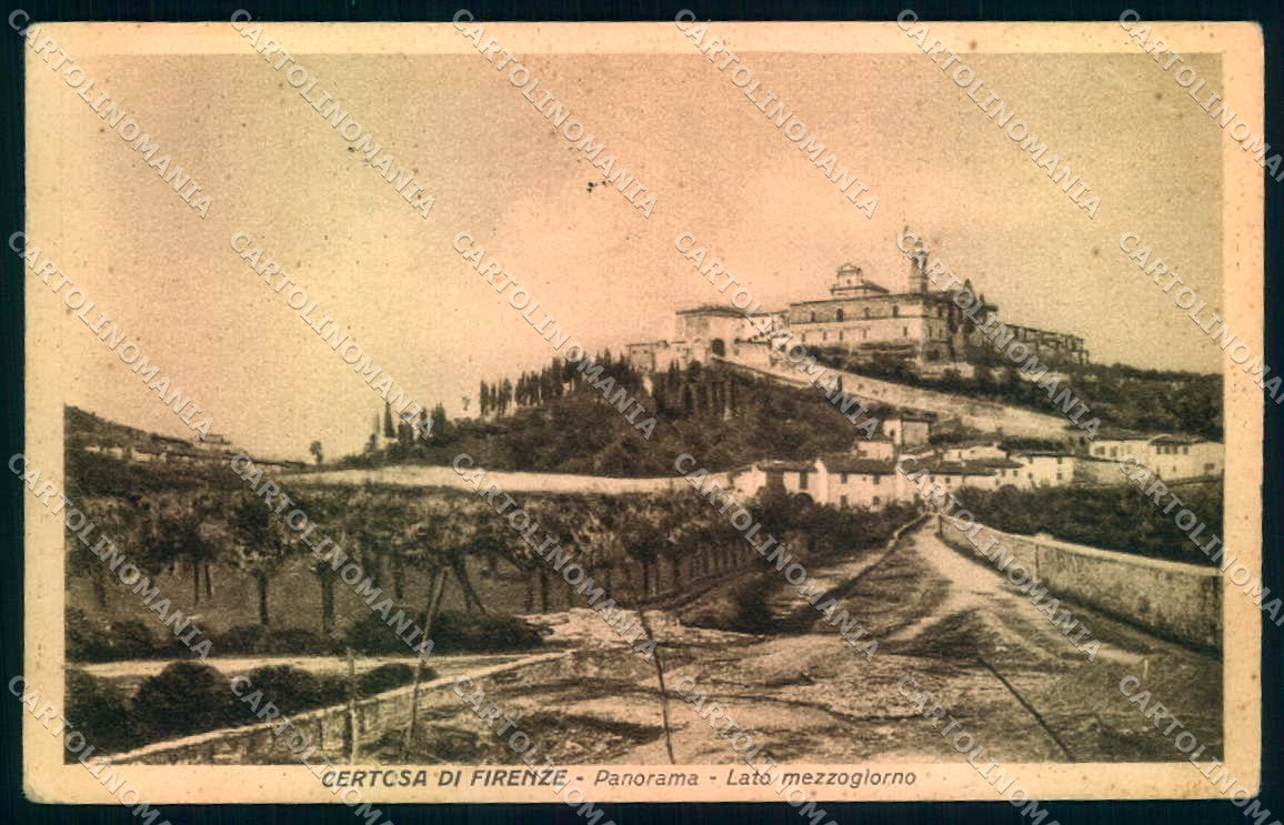 Firenze Certosa di Firenze cartolina JK0692 – fronte