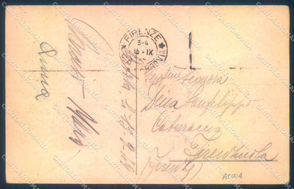 Firenze Certosa di Firenze cartolina JK0692 – retro