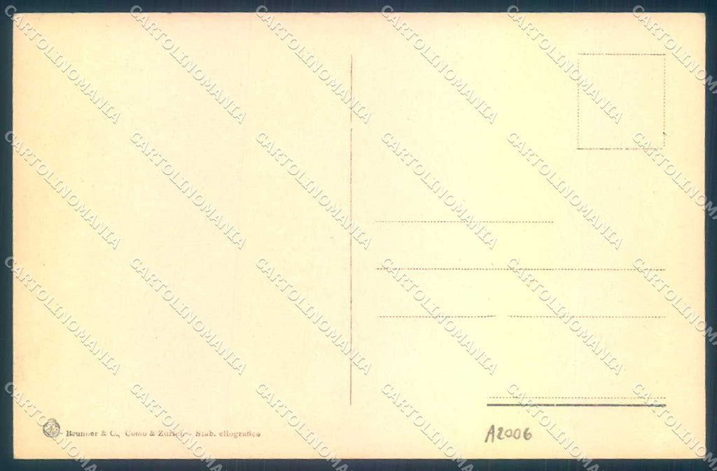 Firenze Montebuoni Villa Parenti Brunner cartolina JK0693 – retro