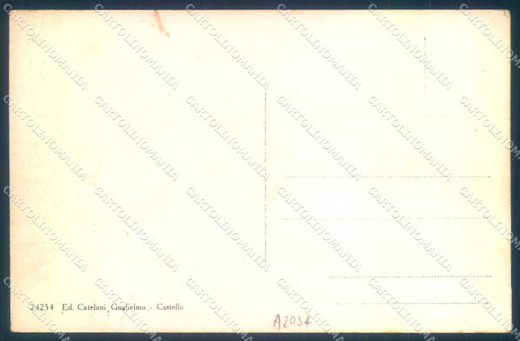 Firenze Castello Villa Reale della Petraia PIEGA ANGOLO cartolina JK0700 – retro
