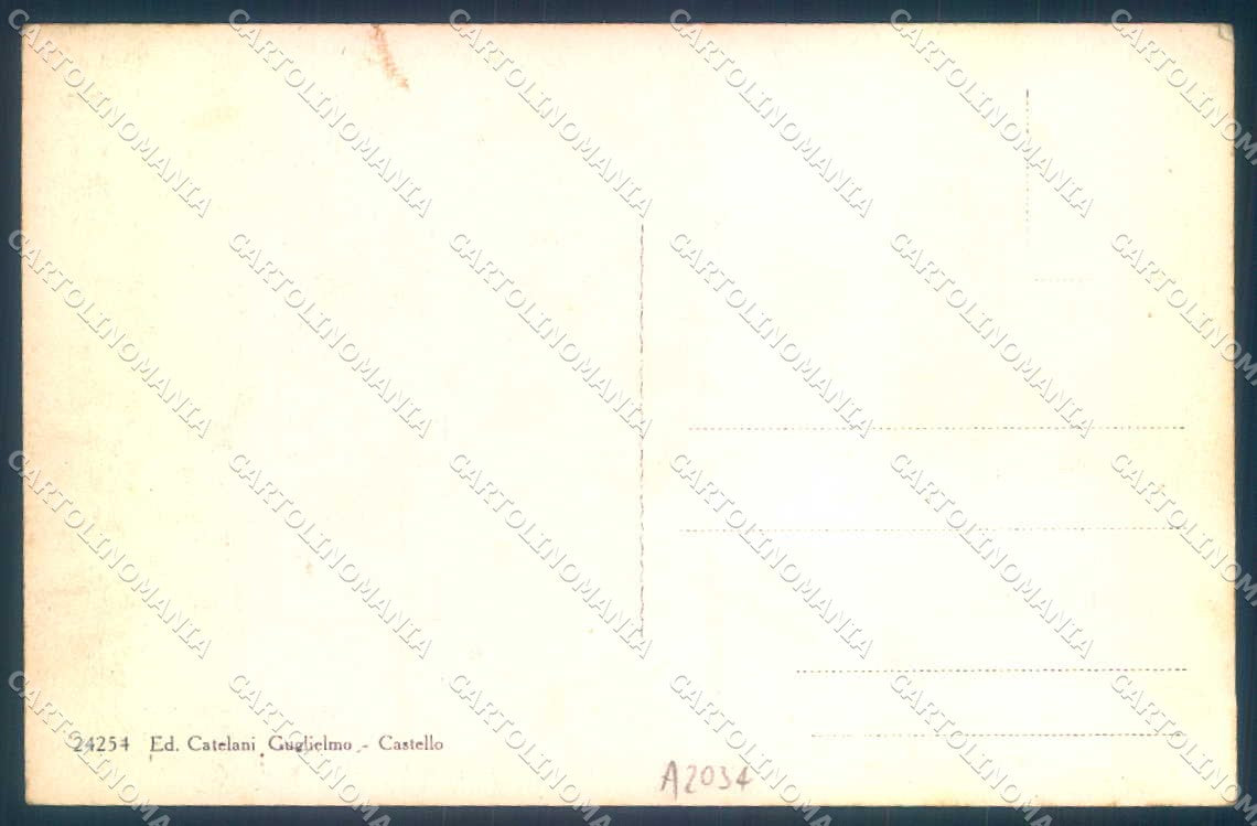 Firenze Castello Villa Reale della Petraia PIEGA ANGOLO cartolina JK0700 – retro