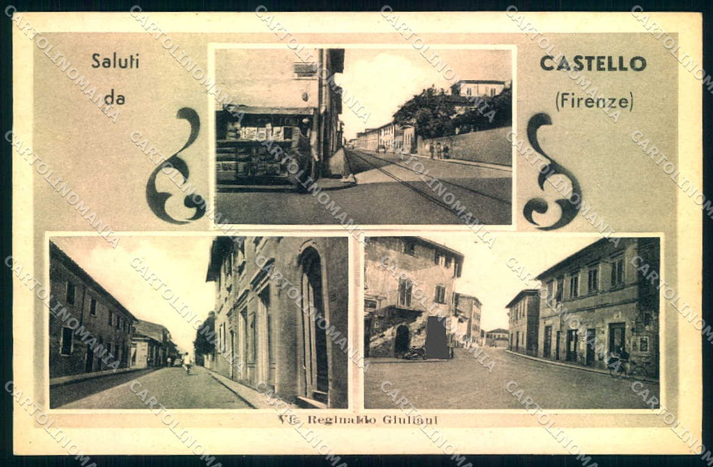 Firenze Castello saluti da cartolina JK0701 – fronte