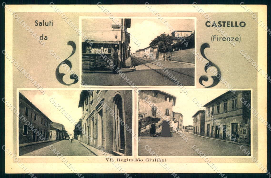 Firenze Castello saluti da cartolina JK0701 – fronte