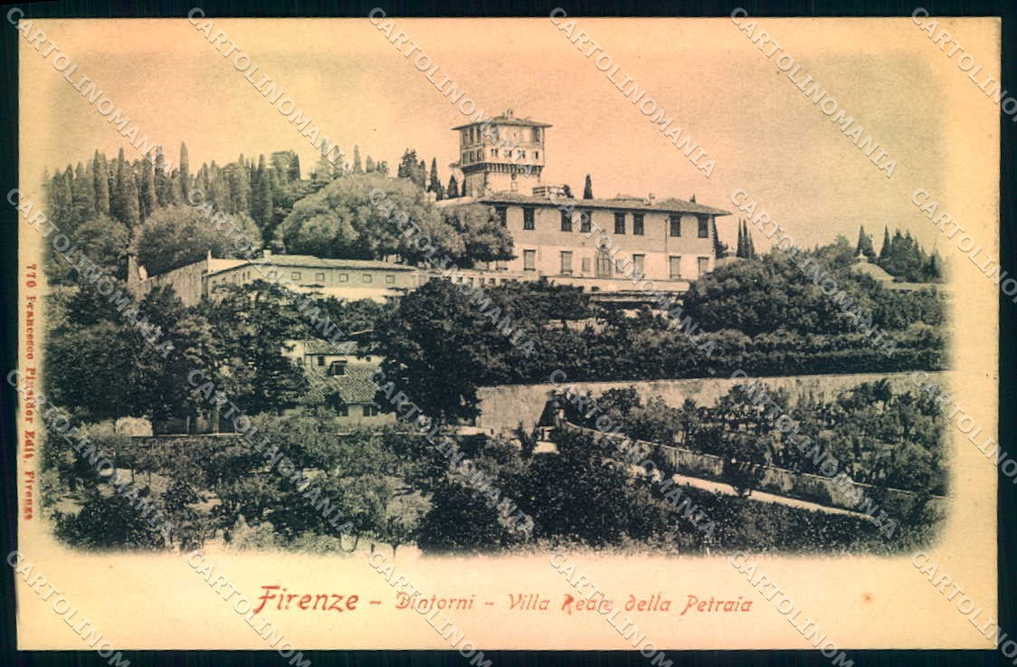 Firenze Città Villa Reale della Petraia Pineider 770 cartolina JK0702 – fronte