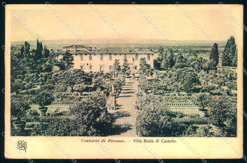 Firenze Castello Villa Reale cartolina JK0704 – fronte