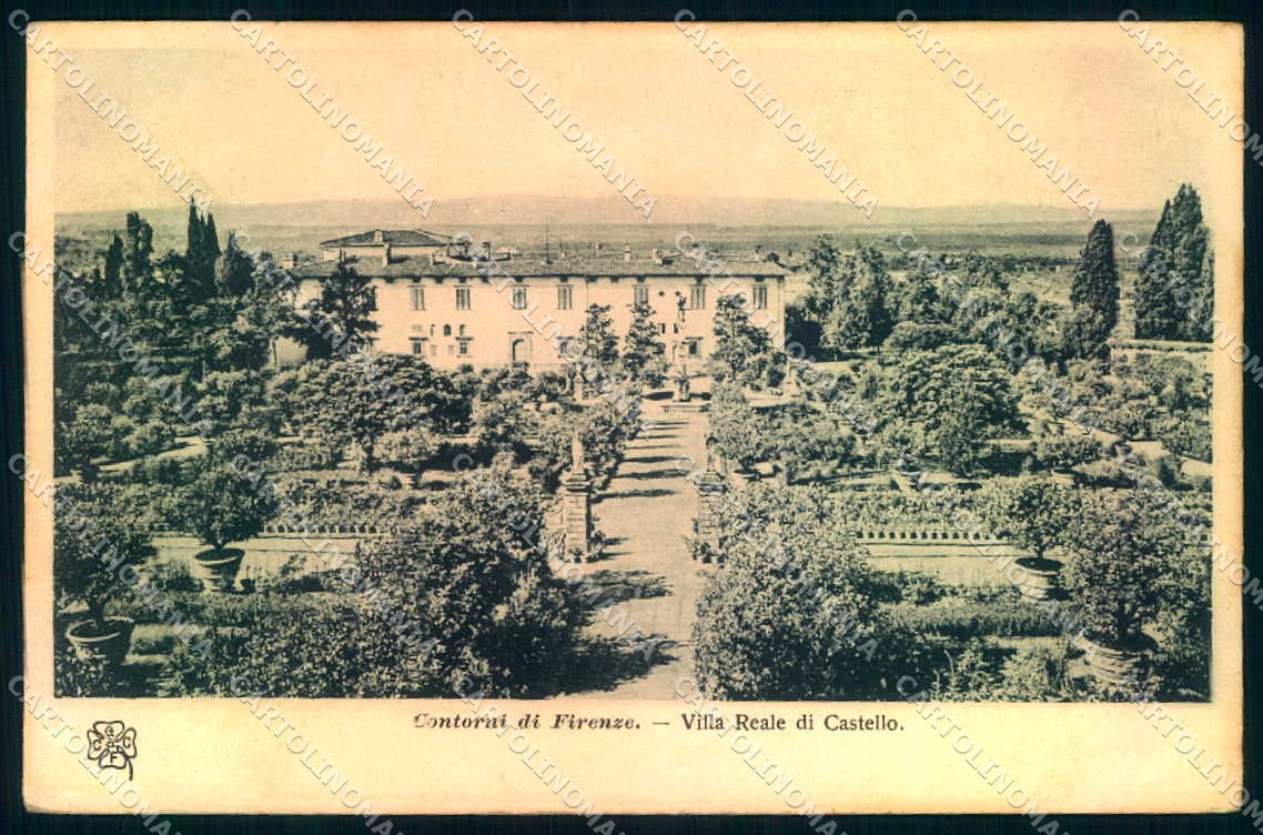Firenze Castello Villa Reale cartolina JK0704 – fronte