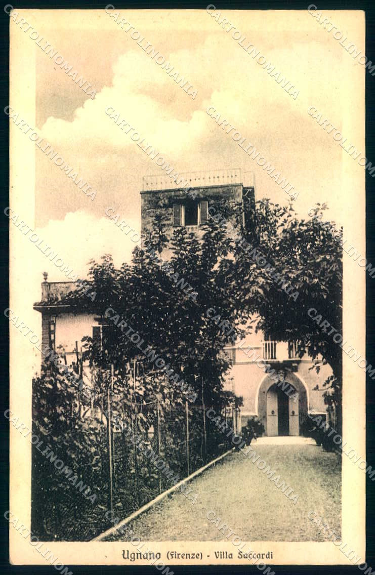 Firenze Ugnano Villa Saccardi cartolina JK0714 – fronte