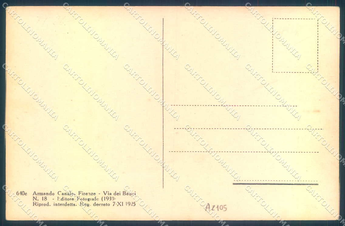 Firenze Ugnano Villa Saccardi cartolina JK0714 – retro