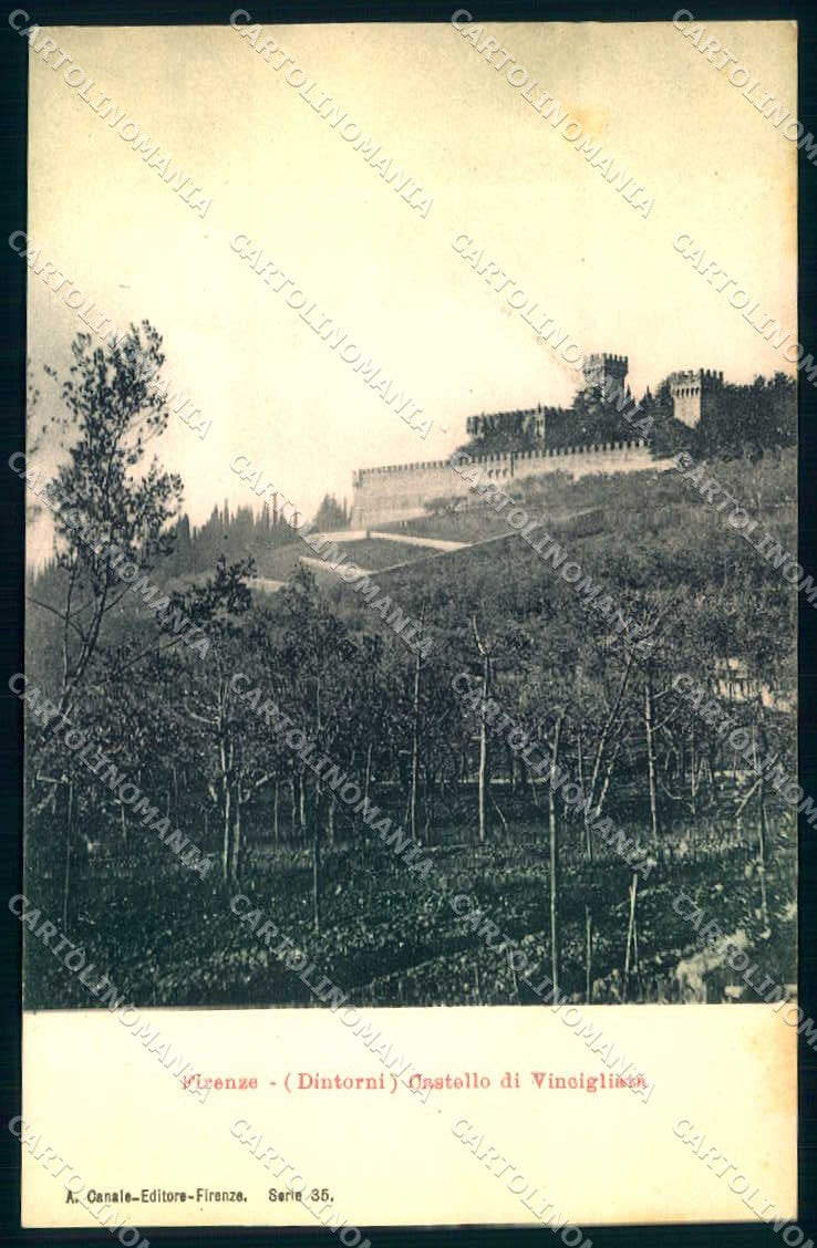 Firenze Vincigliata Castello cartolina JK0717 – fronte