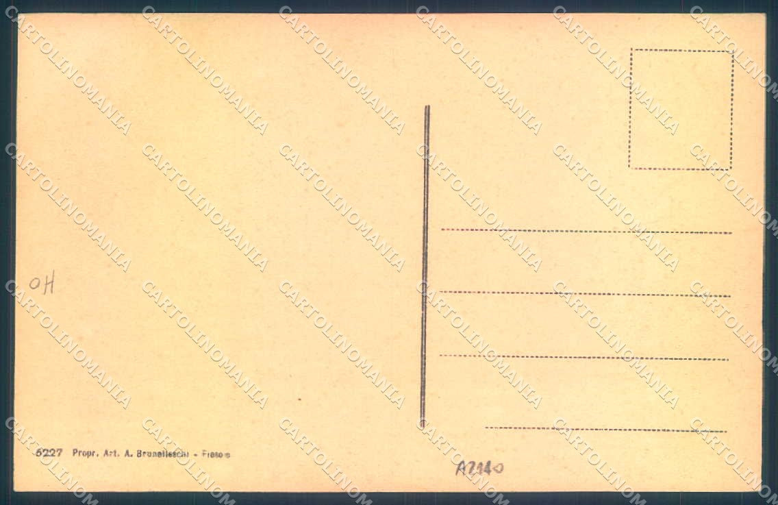 Firenze Fiesole cartolina JK0720 – retro