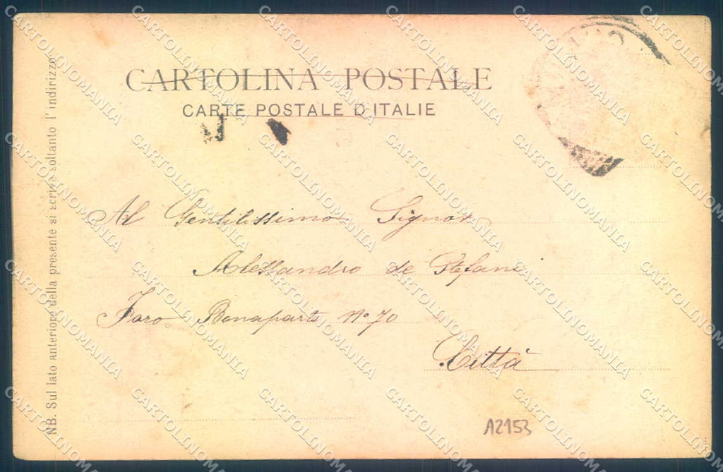 Firenze Fiesole Albergo Aurora cartolina JK0730 – retro