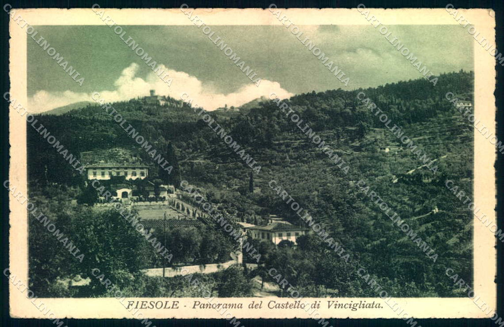 Firenze Fiesole Castello Vincigliata Brunner 15216 cartolina JK0736 – fronte