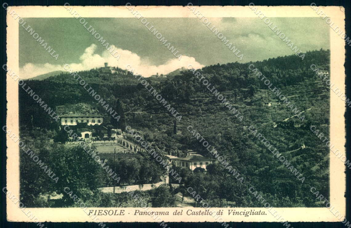 Firenze Fiesole Castello Vincigliata Brunner 15216 cartolina JK0736 – fronte