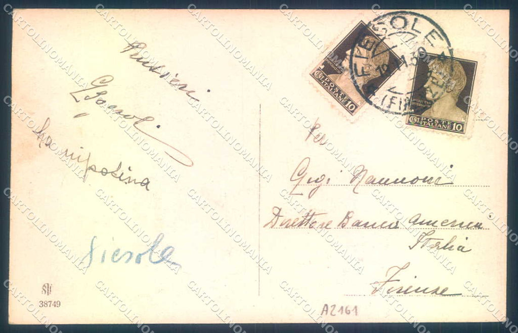 Firenze Fiesole San Domenico Alterocca 38749 cartolina JK0738 – retro