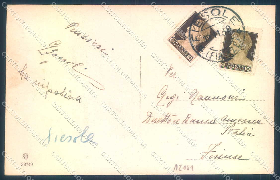 Firenze Fiesole San Domenico Alterocca 38749 cartolina JK0738 – retro