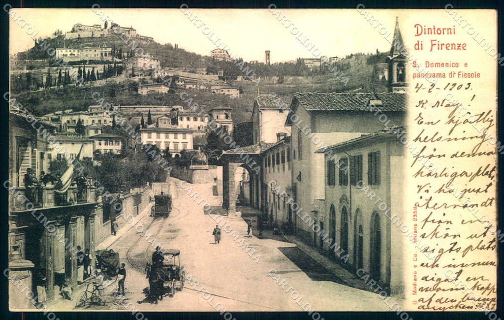 Firenze Fiesole San Domenico Modiano 2358 cartolina JK0742 – fronte